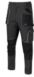 Cumpara ieftin Pantaloni de protectie din Bumbac Classic 100 Stretch Slim gri cu negru