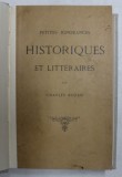 PETITES IGNORANCES HISTORIQUES ET LITTERAIRES par CHARLES ROZAN , 1888