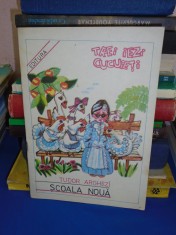 TUDOR ARGHEZI - SCOALA NOUA * DESENE ELENA IANCEU-POPESCU , 1991 *