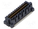 Conector SAMTEC PCB-PCB tată PIN 52 0,635mm QMS aurit SMT soclu