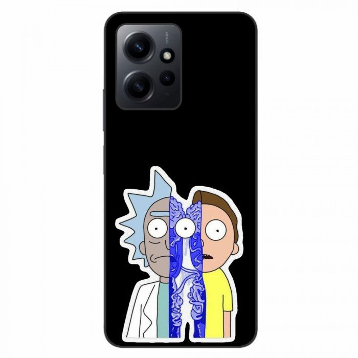 Husa compatibila cu Xiaomi Redmi Note 12 4G Silicon Gel Tpu Model Rick And Morty Connected