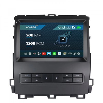 Navigatie Toyota Prado J120 (2002 - 2010), Android 12, P-Octacore 2GB RAM + 32GB ROM, 9 Inch - AD-BGP9002+AD-BGRKIT083V2 foto