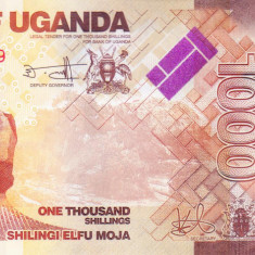 Bancnota Uganda 1.000 Shilingi 2022 - P49 UNC