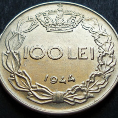 Moneda istorica 100 LEI ROMANIA / REGAT, anul 1944 *cod 1266 A