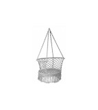 Leagan Tip cuib, Rotund, Suspendat, cu spatar, Pentru Casa Sau Gradina, gri, 150 kg