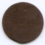 Franta 5 centimes 1795 A - L&#039;AN 4 - A, Prima Republica, Cupru, 23 mm A, KM-635.1 (5), Europa, Cupru (arama)