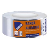Banda adeziva pentru izolare termica, Baudeman, aluminiu, 50 m x 50 mm