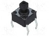Microintrerupator, 6.2x6.2mm, OFF-(ON), SPST-NO, DIPTRONICS - DTS-644K