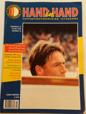 Revista oficiala fotbal - FEYENOORD ROTTERDAM (Olanda) 29.05.1996 foto