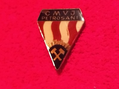 Insigna minerit - Combinatul Minier Valea Jiului PETROSANI foto