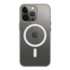 Husa magsafe htpmag compatibila cu apple iphone 14 pro, atasare magnetica, clear case, transparent