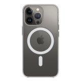 Husa magsafe htpmag compatibila cu apple iphone 14 pro, atasare magnetica, clear case, transparent