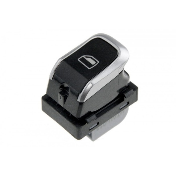 Comutator macara geam Audi A4 2008-, A5 2007-, Q5 2008-, crom, 8K0959855B