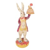 Cumpara ieftin Figurina Iepurasi polirasina multicolora 14x10x30 cm