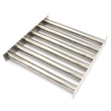 Grilă magnetică pătrată 300 x 300 x 25 mm cu 6 tuburi