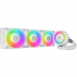 Cooler CPU Arctic Freezer III 360 A-RGB, Racire cu lichid, iluminare aRGB, 3x 120mm, 2000 rpm, PWM (Alb)
