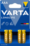 Baterie alcalina R3 (AAA) 4 buc/blister Longlife Varta