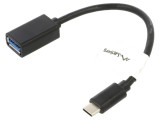 Cablu adaptor USB 3.1 A la C 0,15m nichelat