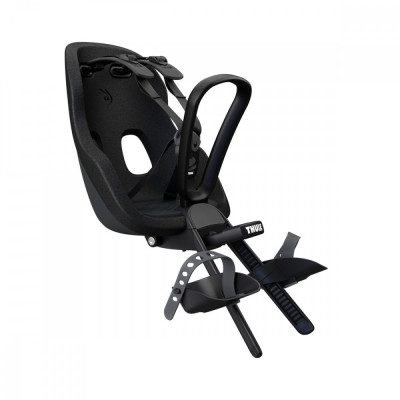 Scaun pentru copii, Thule Yepp Nexxt 2 Mini Midnight Black, cu montare pe bicicleta in fata foto