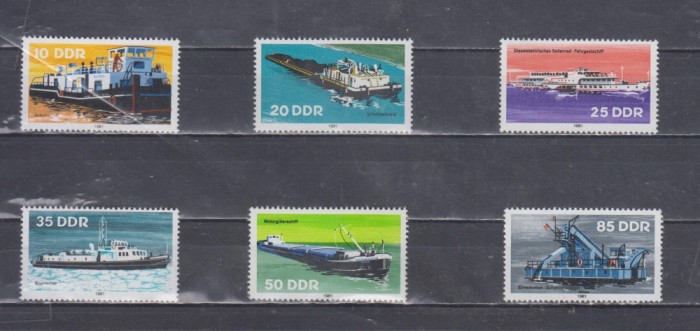 A12 S4 3 - Timbre foarte vechi - Fosta Germanie Democrata - DDR - marina