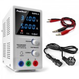 Sursa de alimentare, PEAKTECH, PKT-P6225A, LED, 1 canale, pentru testarea componentelor electronice, Control curent constant
