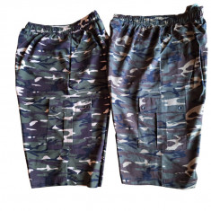 BERMUDE DIN BUMBAC ,TIP CAMUFLAJ MASURI FOARTE MARI 4XL-8XL ,PENTRU GRASI