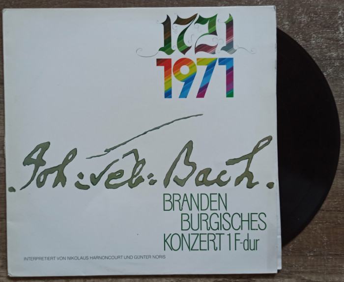 J. S. Bach, Branden Burgisches Konzert 1F-dur// disc vinil
