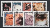 Guinea Ecuatorial 1970s - Seria Completă &bdquo;Felino-Filatelie / Rase de Pisici Domestice (Felis catus)&rdquo; 8 Valori Ștampilat - Cod: -SW13