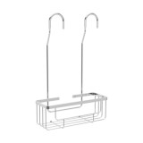 Etajera dus Sensea Easy, 25.7 x 10 x 40.2 cm, Otel, Argintiu