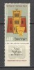 Israel.1957 50 ani Muzeul national Ierusalim-cu tabs MI.22, Nestampilat