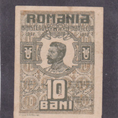 ROMANIA - 10 BANI 1917 FERDINAND I , B1.126