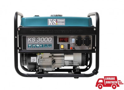 Generator Curent Benzina Konner Sohnen KS 3000w AVR + LIVRARE GRATUITA ! foto