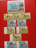 NIGER, FOTBAL SPANIA 82 - COLIȚĂ + SERIE COMPLETĂ PERF./IMPERF. MNH