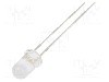 Dioda LED, 5mm, alb cald, 3000...4200mcd, 20mA, 2,9...3,4V, OPTOSUPPLY - OSM5DK51A5A