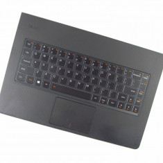 Carcasa superioara cu tastatura palmrest Laptop, Lenovo, Yoga 3 PRO 1370 Type 20448, 5CB0G97347, cu iluminare, layout US