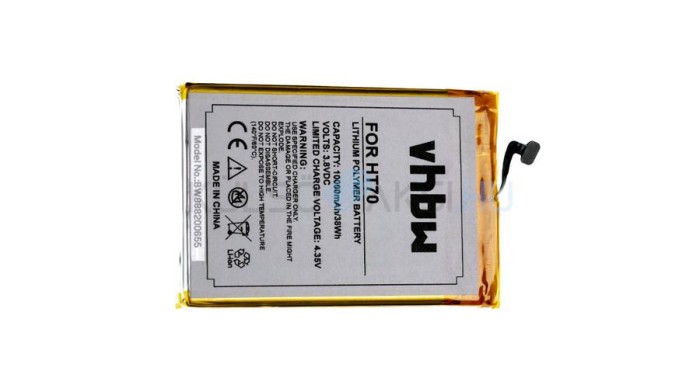 Baterie de telefon mobil VHBW HomTom HT70 - 10000mAh, 3.8V, Li-polymer