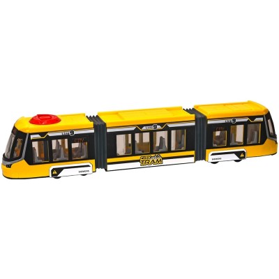 Tramvai Dickie Toys Siemens City Tram 41,5 cm galben foto