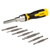 Surubelnita cu clichet 16 &icirc;n 1 Topmaster, maner ergonomic