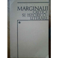 Marginalii Critice Si Istorico-literare - Leon Baconsky ,303700