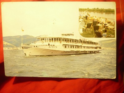 Ilustrata - Motonava Oltenita pe Dunare , anii &amp;#039;70 foto