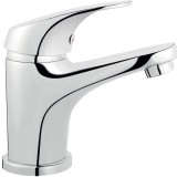 Baterie stativa lavoar Ferro Combo, monocomanda, cu ventil click - clack, cartus ceramic, aerator, racorduri flexibile, Crom