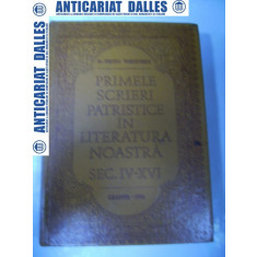 Primele scrieri patristice in literatura noastra (sec.IV-XVI) -Nestor Vornicescu