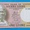 1 Leone 1984 Siera Leone Bancnota SUPERBA - UNC