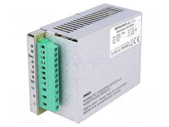 Alimentator modular pentru șină DIN 26W 13,2VDC EL25-B