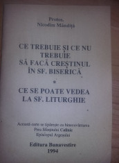 carte vintage ortodoxa/religioasa,Protos.NICODIM MANDITA,Prea Sf.CALNIC,T.GRATU foto