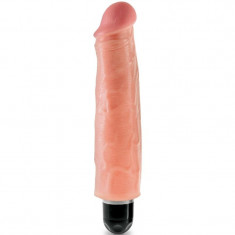 Vibrator Realistic King Cock Stiffy, Natural, 21.5 cm