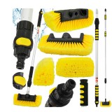 Perie telescopica pentru curatarea si spalarea autoturismelor, 94-156 cm, Verke