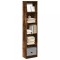 vidaXL Bibliotecă, stejar fumuriu, 40x24x176 cm, lemn prelucrat 857796