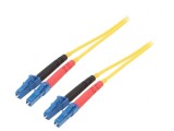 Patch cord fibră 1m LC/UPC galben Gold