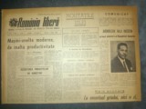 ZIARUL ROMANIA LIBERA 6 IULIE 1965 VIZITELE PRIMULUI MINISTRU AL REPUBLICII SOMALIA